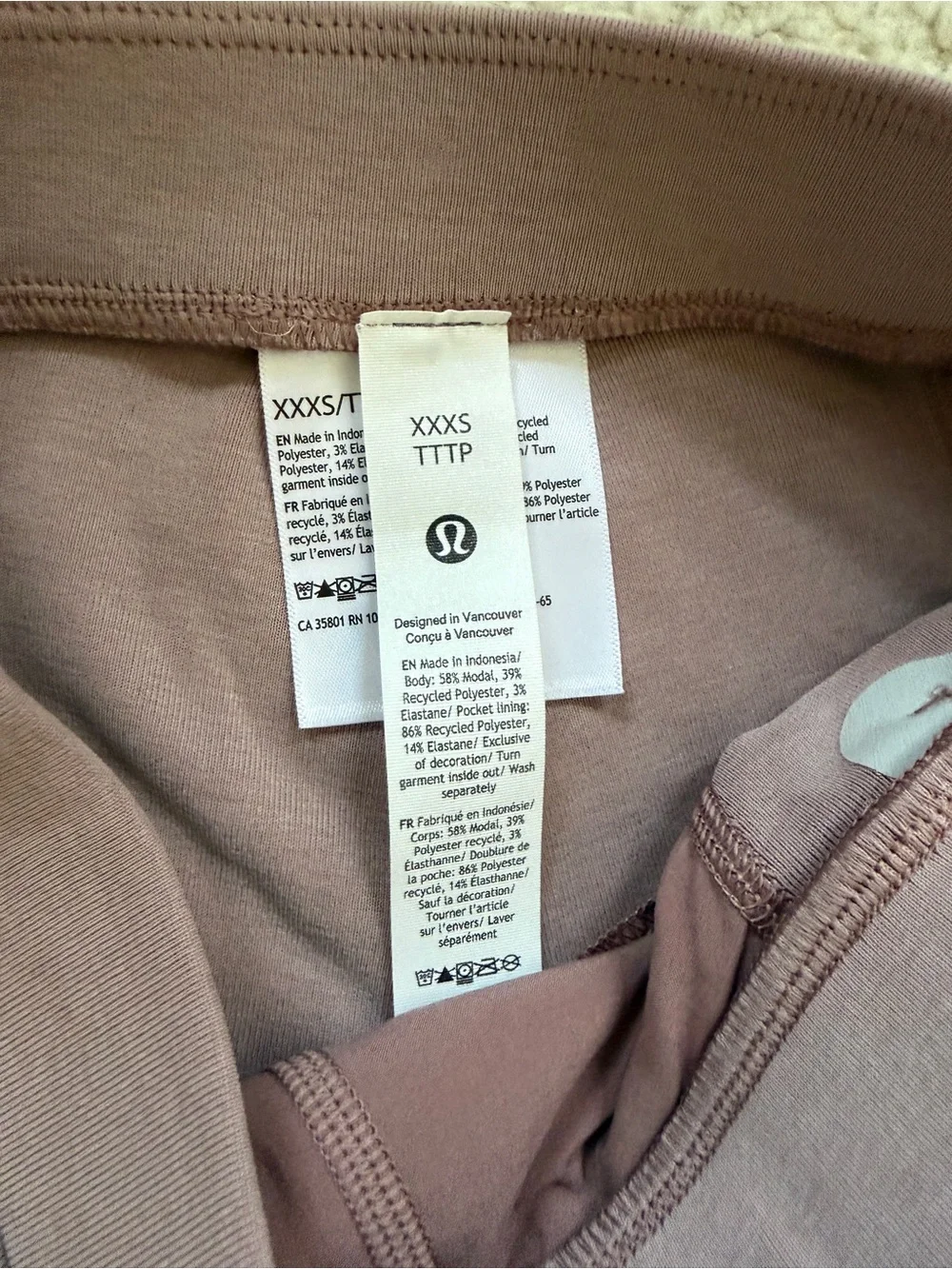 New Lululemon Lilac Drapey Softstreme Flared Pant wide leg